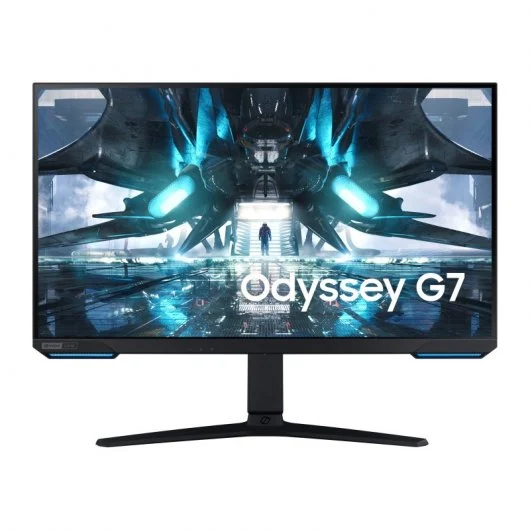 Samsung Odyssey G7 Monitor 28\" LED IPS UltraHD 4K 144Hz - Respuesta 1ms - Regulable en Altura, Giratorio e Inclinable - 16:9 - Angulo de Vision 178º - USB, HDMI, DisplayPort - VESA 100x100mm