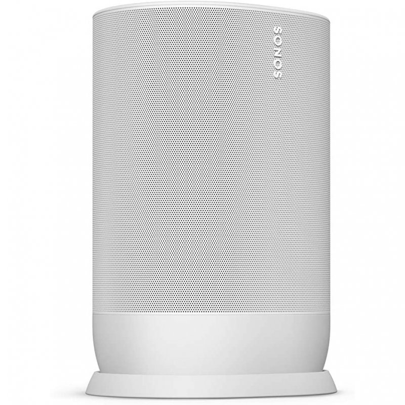 Sonos Move Altavoz Bluetooth 4.2 WiFi - 2 Amplificadores Digitales Clase D - Autonomia hasta 10h - Control por Voz - Proteccion IP65 - Color Blanco