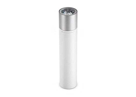 Xiaomi Mi Power Bank Flashlight Bateria Externa 3250mAh + Linterna LED Blanca/Plata