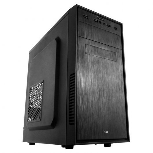 Nox Forte Caja Minitorre Micro ATX - Rejilla Lateral - 2x SSD 2.5\" - 2x HDD 3.5\" - 1x ODD 5.25\" - USB 3.0, USB 2.0 - Soporta Refrigeracion Liquida - Ventilador 120mm Incluido - Hasta 3 Ventiladores