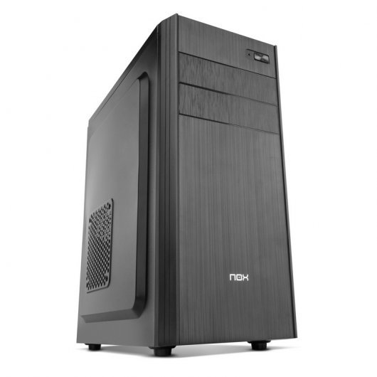 Nox Lite 010 Caja Semitorre ATX, Micro ATX e ITX - Fuente 500W - Rejilla Lateral - 3x SSD - 2x HDD - 1x ODD 5.25\" - USB 3.0, USB 2.0 - Hasta 3 Ventiladores - Color Negro