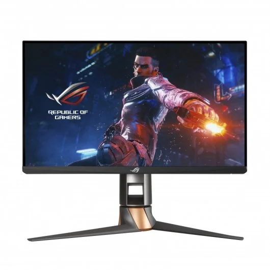 Asus ROG Swift Monitor Gaming 24.5\" LED IPS FullHD 360Hz G-Sync - Respuesta 1ms - Ajustable en Altura, Giratorio e Inclinable - Angulo de Vision 178º - 16:9 - USB, HDMI, DisplayPort - VESA 100x100mm