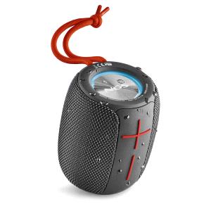 NGS Roller Nitro 1 Altavoz Bluetooth 5.0 10W - TWS - Iluminacion RGB - Resistente al Agua IPX5 - Autonomia hasta 12h - Radio FM - USB, TF, AUX - Color Negro