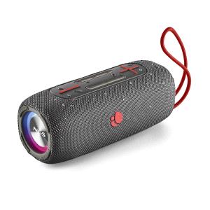 NGS Roller Nitro 3 Altavoz Bluetooth 5.0 30W - TWS - Iluminacion RGB - Resistente al Agua IPX5 - Autonomia hasta 18h - Radio FM - USB, TF, AUX - Color Negro