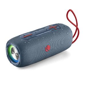 NGS Roller Nitro 3 Altavoz Bluetooth 5.0 30W - TWS - Iluminacion RGB - Resistente al Agua IPX5 - Autonomia hasta 18h - Radio FM - USB, TF, AUX - Color Azul