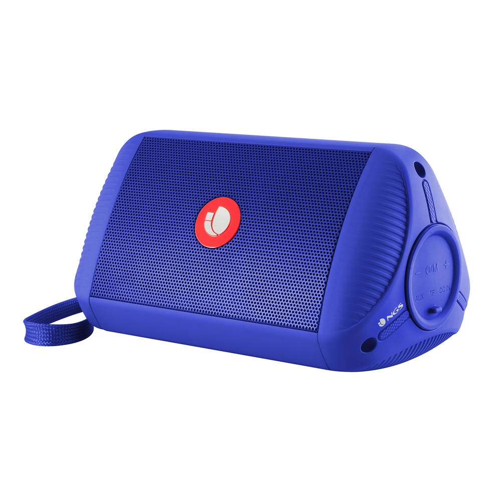 NGS Roller Ride Altavoz Bluetooth 10W - TWS - Autonomia hasta 7h - USB, Micro SD - Color Azul