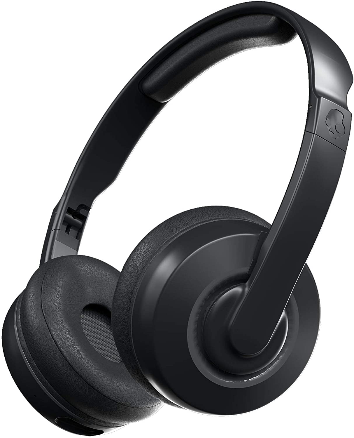 Skullcandy Cassette Auriculares Bluetooth - Microfono Integrado - Autonomia hasta 22h - Diadema Ajustable - Almohadillas Acolchadas - Controles en Auricular - Plegables - Color Negro