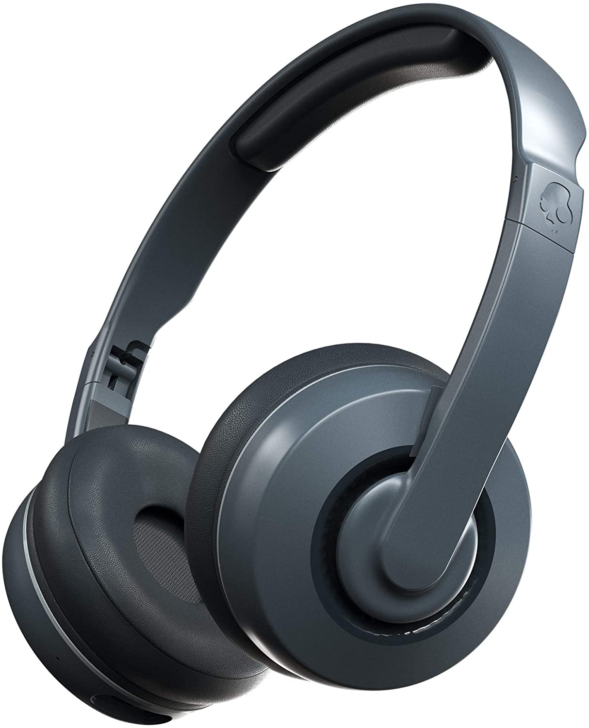 Skullcandy Cassette Auriculares Bluetooth - Microfono Integrado - Autonomia hasta 22h - Diadema Ajustable - Almohadillas Acolchadas - Controles en Auricular - Plegables - Color Gris