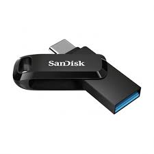 Sandisk Ultra Dual Drive Go Memoria USB-C y USB-A 32GB - Hasta 150MB/s de Lectura - Color Negro (Pendrive)