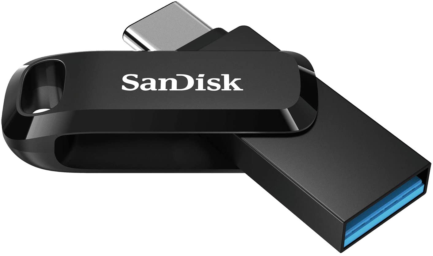 Sandisk Ultra Dual Drive Go Memoria USB-C y USB-A 128GB - Hasta 150MB/s de Lectura - Color Negro (Pendrive)