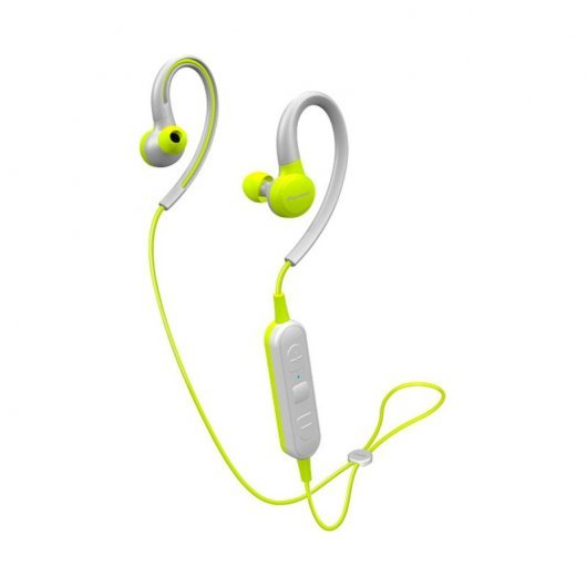 Pioneer SE-E6BT Auriculares Bluetooth con Microfono - Autonomia hasta 6h - Manos Libres - Control en Cable - Color Amarillo/Blanco