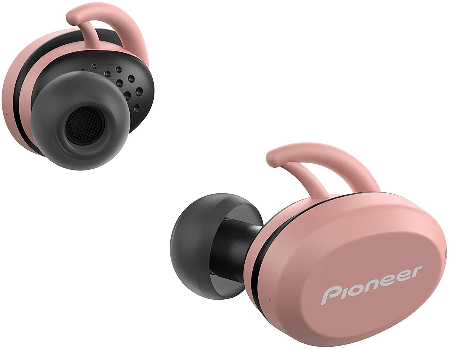 Pioneer SE-E8TW Auriculares Intrauditivos Deportivos Bluetooth 4.2 - Resistencia al Agua IPX5 - Autonomia hasta 3h - Manos Libres - Color Rosa