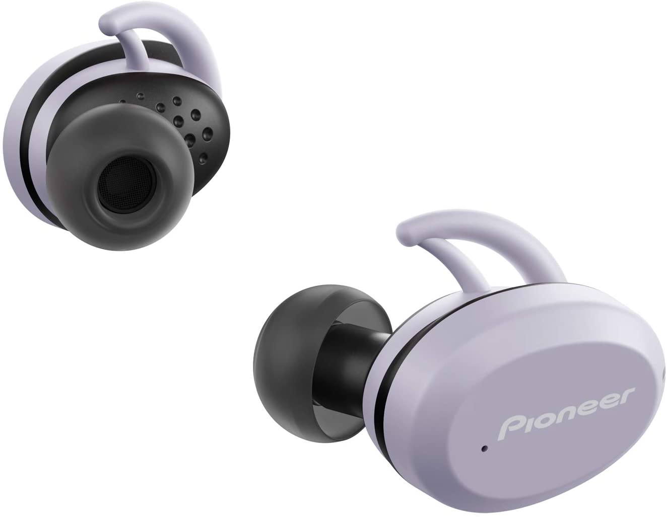 Pioneer SE-E9TW Auriculares Intrauditivos Deportivos Bluetooth 5.0 - Resistencia al Agua IPX7 - Autonomia hasta 5h - Manos Libres - Color Gris