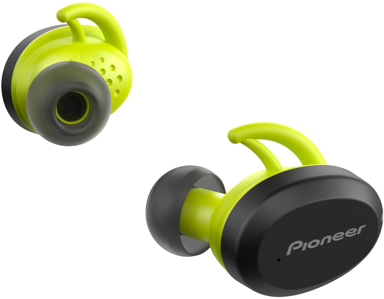 Pioneer SE-E9TW Auriculares Intrauditivos Deportivos Bluetooth 5.0 - Resistencia al Agua IPX7 - Autonomia hasta 5h - Manos Libres - Color Amarillo