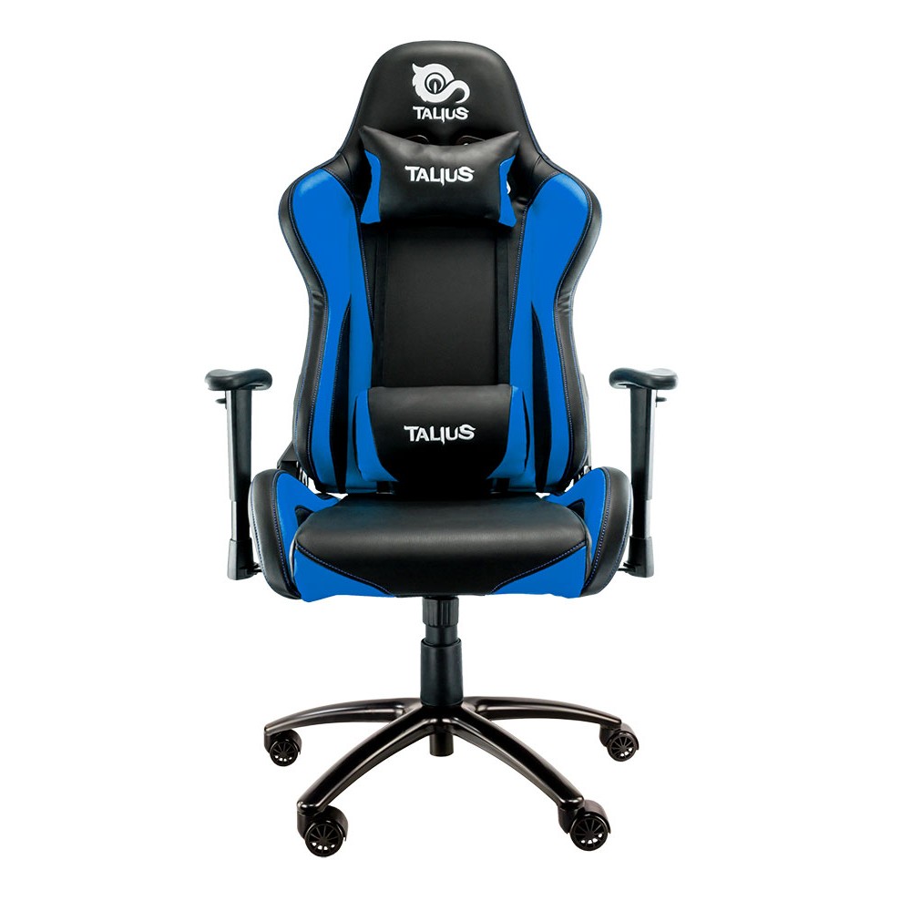 Talius Silla Gaming Lizard - Reposabrazos Ajustable 2D - Inclinacion Ajustable hasta 180º - Cojin Lumbar Ajustable - Almohada Cervical - Mecanismo Butterfly - Ruedas de Nylon - Piston de Gas Clase 4