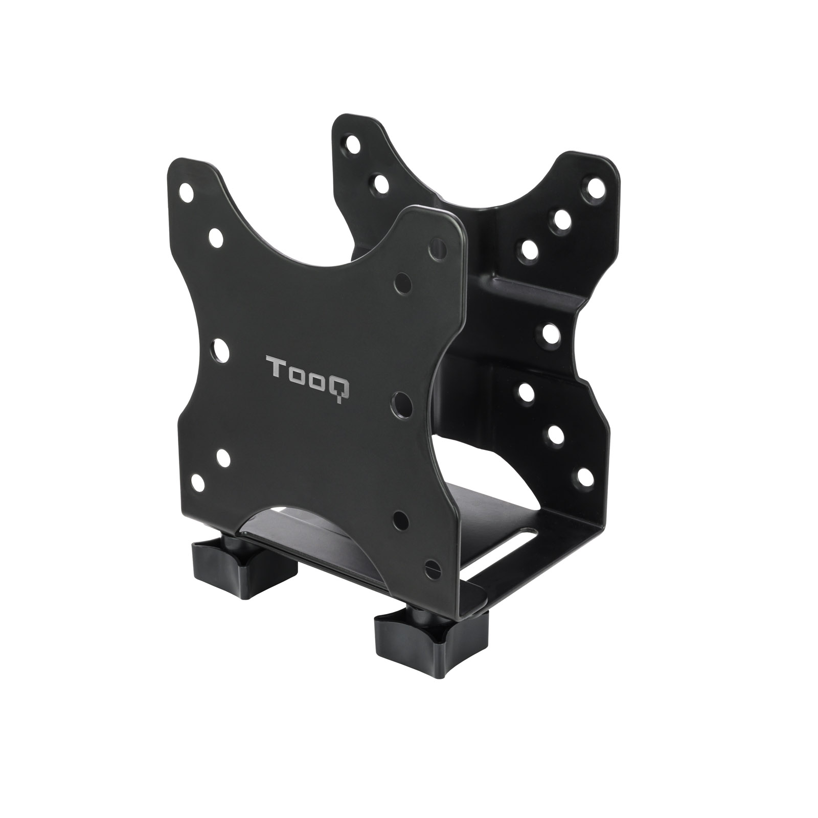 Tooq Soporte VESA para Mini PC - 4 Opciones de Instalacion - Peso Max 5kg - VESA 100x100 - Color Negro