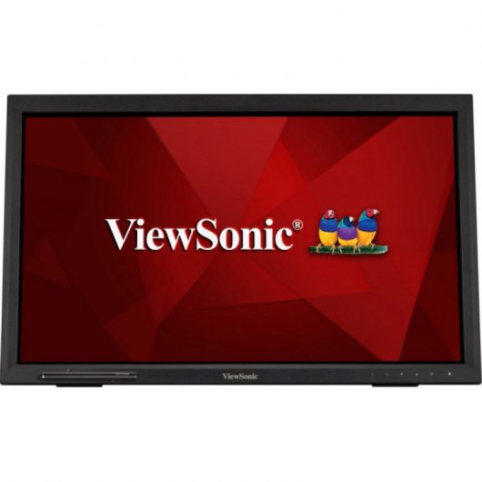 ViewSonic Monitor Tactil LED 21.5\" Full HD 1080p - Hasta 10 Puntos de Contacto - Respuesta 5ms - Altavoces 4W - Angulo de Vision 170º - USB, HDMI, DVI y VGA - VESA 100x100 mm