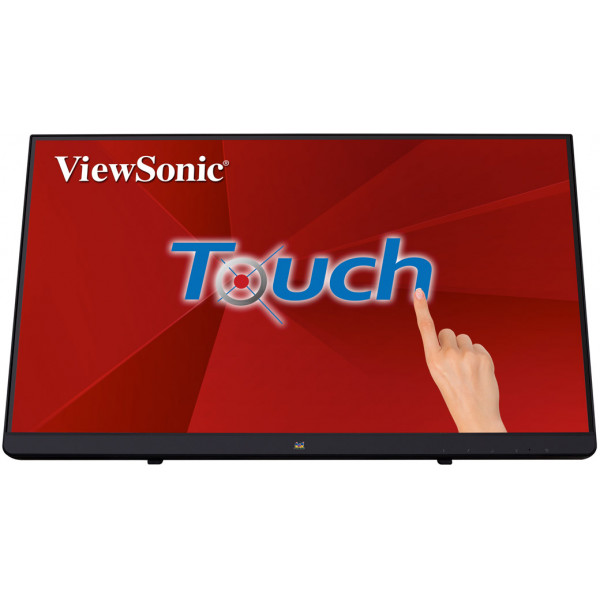 ViewSonic Monitor Tactil LED 22\" IPS Full HD 1080p - Respuesta 14ms - USB 3.0, HDMI, VGA, DP y 3.5mm - Angulo de Vision 178º - VESA 100x100 mm