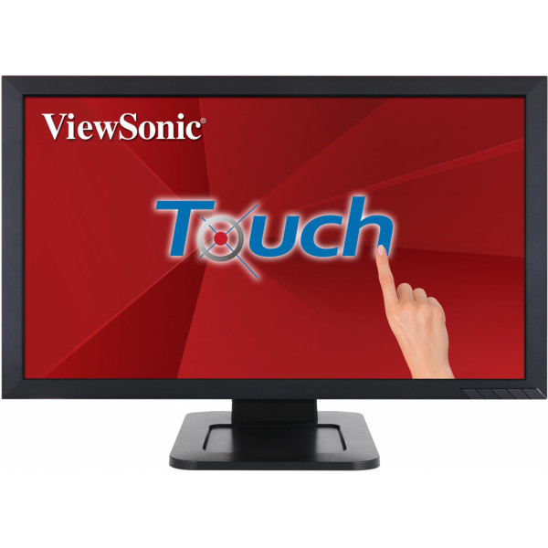 ViewSonic Monitor Tactil LED 24\" Full HD 1080p - Respuesta 5ms - Angulo de Vision 178º - 16:9 - USB, HDMI, DVI, VGA y 3.5mm - VESA 100x100 mm