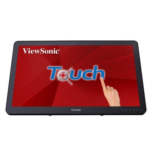 ViewSonic Monitor Tactil LED 24\" Full HD - 10 Puntos de Contacto - Altavoces 5W - Angulo de Vision 178º - USB, HDMI, DP y VGA - VESA 100x100 mm