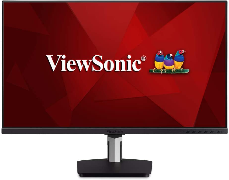 ViewSonic Monitor Tactil LED 23.8\" IPS Full HD 1080p - 10 Puntos de Contacto - Respuesta 6ms - Altavoces 4W - Angulo de Vision 178º - 16:9 - USB-A,B,C, HDMI, DP - Modo Eco - VESA 100x100mm - Color Negro