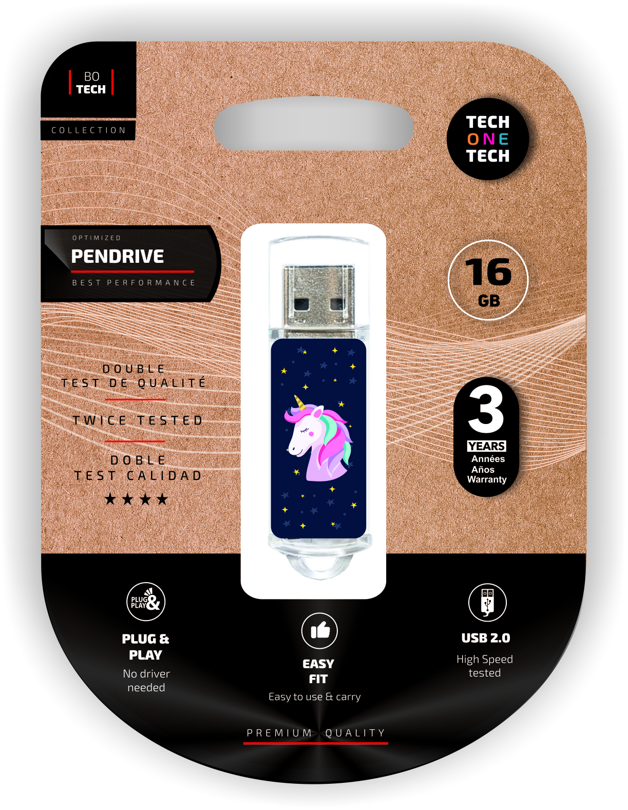 TechOneTech Unicornio Dream Memoria USB 2.0 16GB (Pendrive)