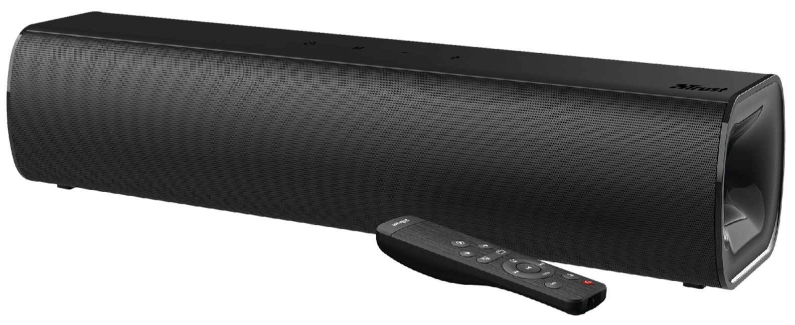 Trust Lino HD Barra de Sonido Bluetooth 80W - Controles Tactiles - Mando a Distancia - PC, TV, etc... - Color Negro