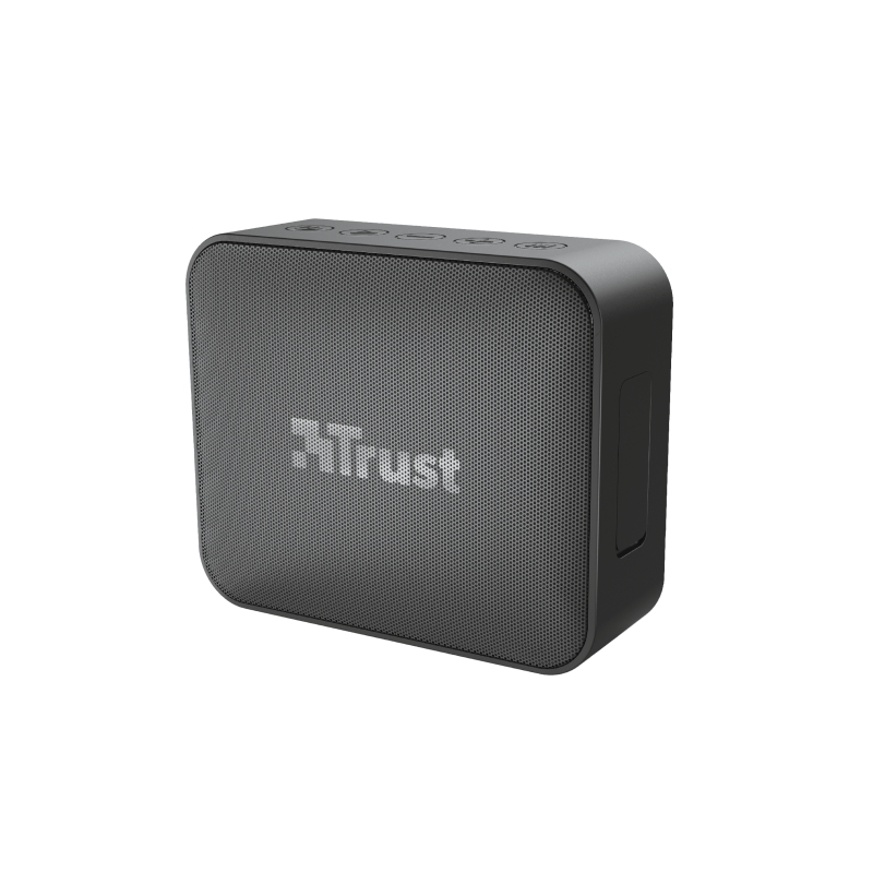 Trust Zowy Compact Altavoz Inalambrico Bluetooth 10W - IPX7 - MicroUSB - MicroSD - Autonomia hasta 12h - Color Negro