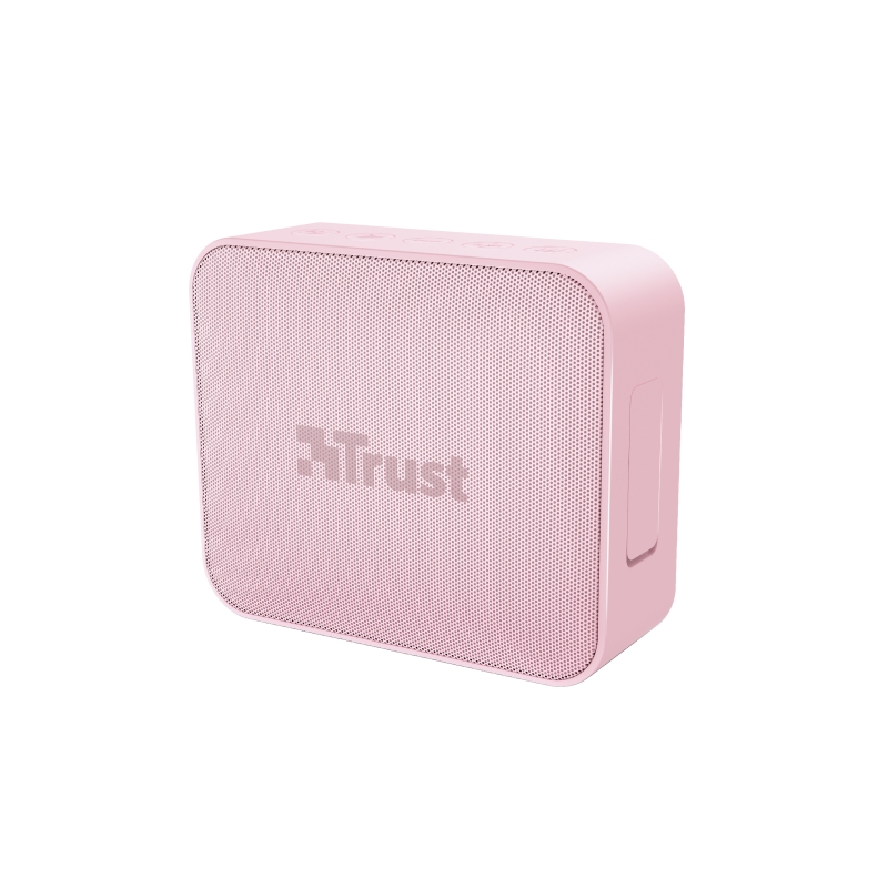 Trust Zowy Compact Altavoz Inalambrico Bluetooth 10W - Resistente al Agua IPX7 - MicroUSB - MicroSD - Autonomia hasta 12h - Color Rosa