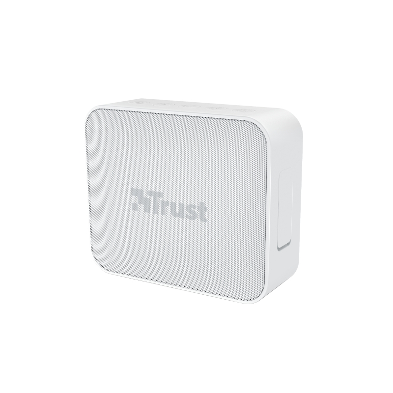 Trust Zowy Compact Altavoz Inalambrico Bluetooth 10W - Resistente al Agua IPX7 - MicroUSB - MicroSD - Autonomia hasta 12h - Color Blanco