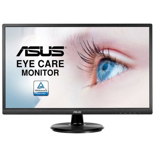 Asus VA249HE Monitor 23.8\" LED FullHD 1080p - Respuesta 5ms - Angulo de Vision 178º - 16:9 - HDMI, VGA - VESA 100x100mm