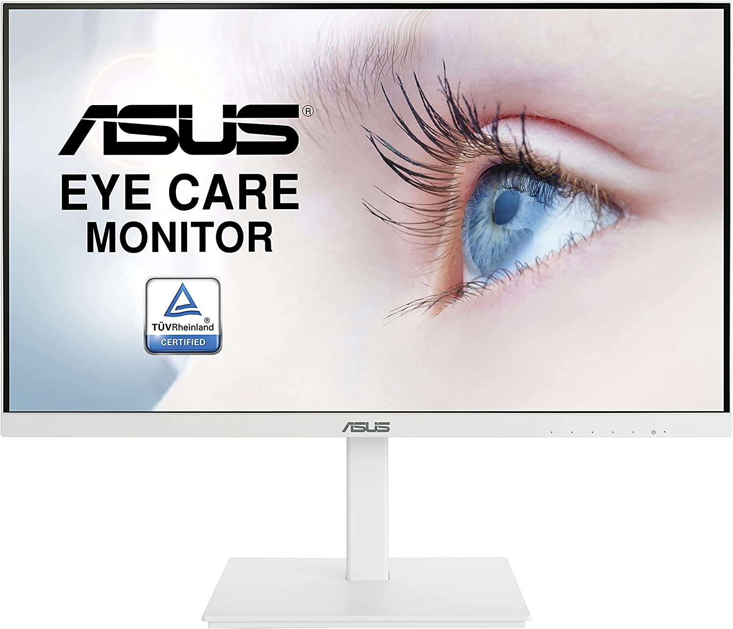 Asus Monitor 27\" LED IPS FullHD 1080p 75Hz FreeSync - Respuesta 5ms - Altavoces Incorporados - Ajustable en Altura, Giratorio e Inclinable - Angulo de Vision 178° - 16:9 - USB-A, HDMI, VGA, DisplayPort - VESA 100x100mm