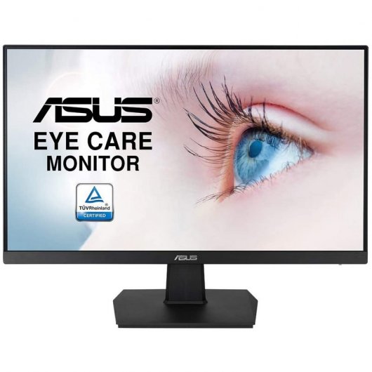 Asus Monitor 27\" LED IPS Full HD 1080p 75Hz - Respuesta 5ms - Angulo de Vision 178° - 16:9 - HDMI, VGA - VESA 100x100mm