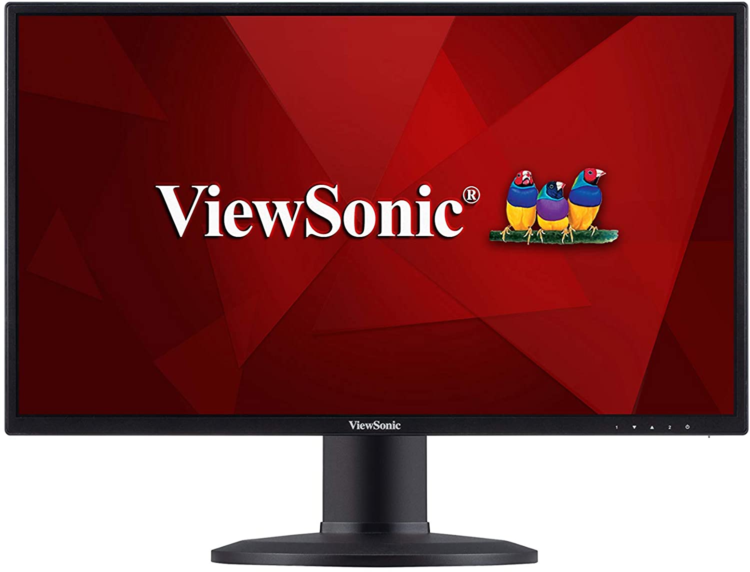 ViewSonic Monitor LED 23.8\" IPS Full HD 1080p 60 Hz - Respuesta 5ms - Ergonomico - Angulo de Vision 178º - 16:9 - HDMI, DP y VGA - Modo Eco - VESA 100x100 mm - Color Negro