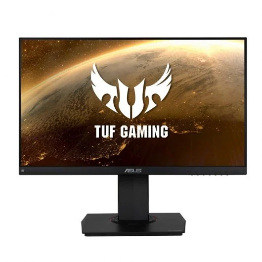 Asus TUF Gaming Monitor 23.8\" LED IPS FullHD 1080P 144Hz FreeSync - Respuesta 1ms - Ajustable en Altura, Giratorio e Inclinable - Altavoces Incorporados - Angulo de Vision 178º - 16:9 - VGA, HDMI, DisplayPort - VESA 100x100mm