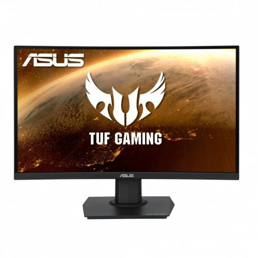 Asus TUF Gaming Monitor Curvo 23.6\" LED FullHD 165Hz FreeSync Premium - Respuesta 1ms - Angulo de Vision 178º - 16:9 - HDMI, DisplayPort - VESA 100x100mm