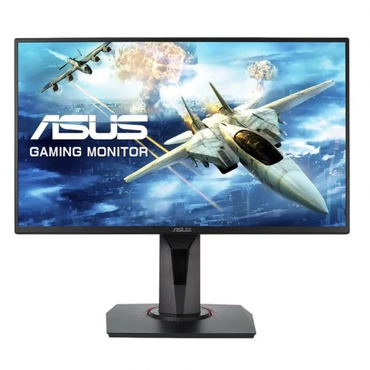 Asus Monitor Gaming 24.5\" LED FullHD 1080p 165Hz FreeSync - Respuesta 0,5ms - Altavoces Incorporados - Ajustable en Altura, Giratorio e Inclinable - 16:9 - DVI, HDMI, DisplayPort - VESA 100x100mm