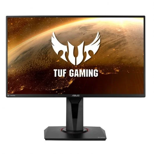 Asus TUF Gaming Monitor 24.5\" LED IPS FullHD HDR 280Hz - Respuesta 1ms - Ajustable en Altura, Giratorio e Inclinable - Altavoces Incorporados - Angulo de Vision 178º - 16:9 - HDMI, DisplayPort