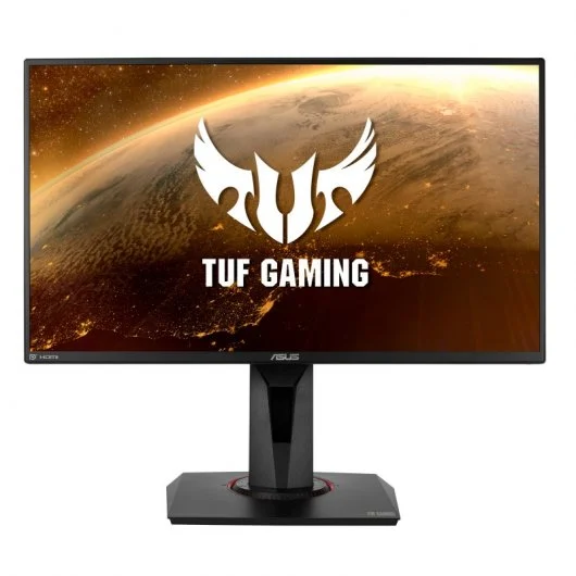 Asus TUF Gaming Monitor 24.5\" LED IPS FullHD 165Hz - Respuesta 1ms - Ajustable en Altura, Giratorio e Inclinable - Altavoces Incorporados - Angulo de Vision 178º - 16:9 - HDMI, DisplayPort - VESA 100x100mm