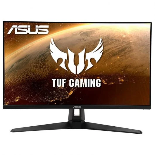 Asus TUF Gaming Monitor 27\" LED IPS FullHD 1080P 165Hz FreeSync Premium - Respuesta 1ms - Giratorio e Inclinable - Altavoces Incorporados - Angulo de Vision 178º - 16:9 - HDMI, DisplayPort - VESA 100x100mm