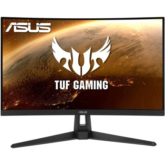 Asus TUF Gaming Monitor Curvo 27\" LED FullHD 1080p 165Hz FreeSync Premium - Respuesta 1ms - Altavoces Incorporados - Angulo de Vision 178º - 16:9 - HDMI, VGA - VESA 100x100mm