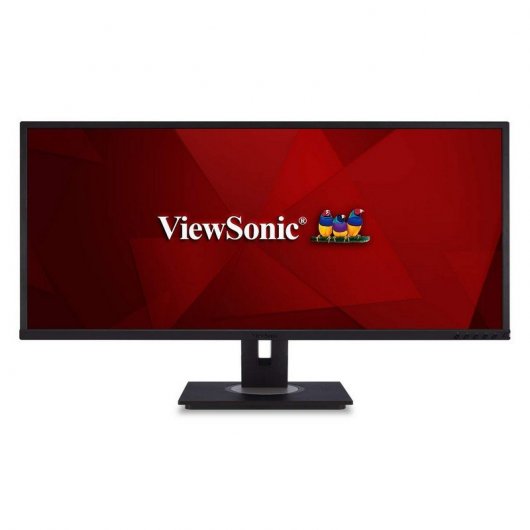 ViewSonic Monitor LED IPS 34\" Ultra Wide QHD - Respuesta 5ms - Angulo de Vision 178º - 21:9 - USB-A,B, HDMI, DP y MDP - Modo Eco - VESA 100x100 mm - Color Negro