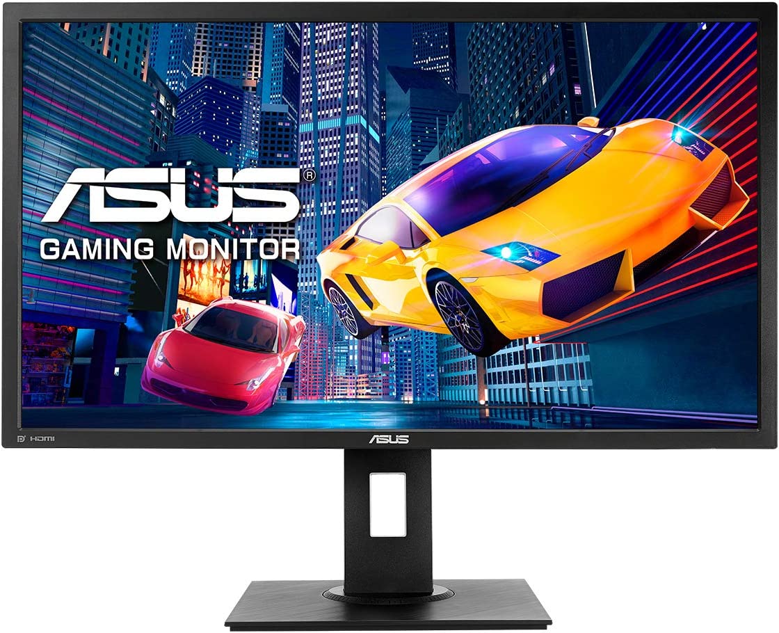 Asus Monitor Gaming 28\" LED UltraHD 4K FreeSync - Respuesta 1ms - Ajustable en Altura, Giratorio e Inclinable - 16:9 - HDMI, DisplayPort - VESA 100x100mm