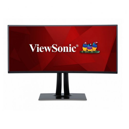 ViewSonic Monitor Curvo LED 38\" IPS WQHD - Respuesta 7ms - Altavoces 10W - Angulo de Vision 178º - 21:9 - USB-A,B,C, HDMI, DP - Modo Eco - VESA 100x100 mm - Color Negro