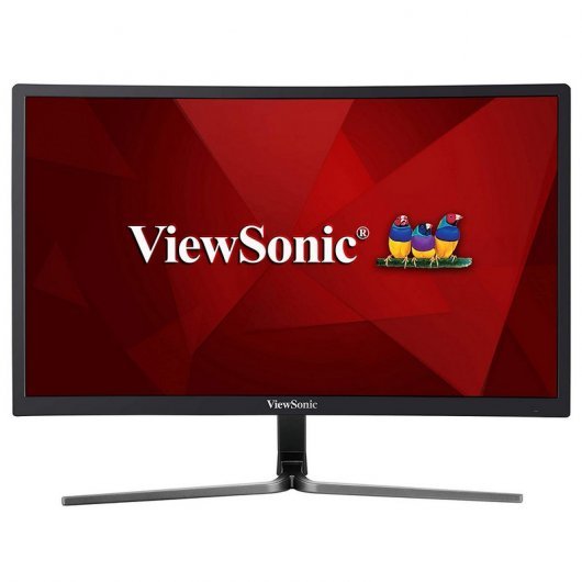 ViewSonic Monitor Curvo LED 23.6\" Full HD 1080p - 144Hz AMD FreeSync - Altavoces 6W - Angulo de Vision 178º - 16:9 - HDMI, DP, DVI y 3.5mm