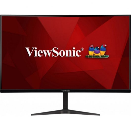 ViewSonic Monitor Curvo Gaming LED 27\" QHD - Respuesta 1ms - Adaptive Sync - Altavoces 4W - Angulo de Vision 178º - 16:9 - HDMI, DP y 3.5mm - VESA 75x75 mm