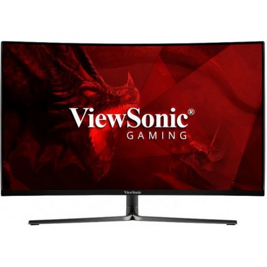 ViewSonic Monitor Curvo Gaming LED 31.5\" QHD 144 Hz - FreeSync - Respuesta 1ms - Alavoces 5W - Angulo de Vision 178º - 16:9 - HDMI, DP - Modo Eco - Color Negro