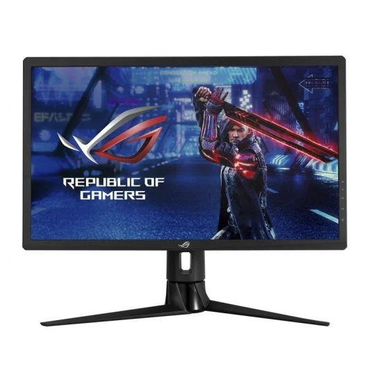 Asus ROG Strix Monitor Gaming 27\" LED IPS UltraHD 4K 144Hz - Respuesta 1ms - Ajustable en Altura, Giratorio e Inclinable - Angulo de Vision 178º - 16:9 - USB, HDMI, DisplayPort - VESA 100x100mm