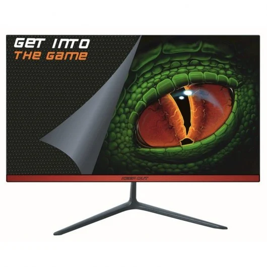 KeepOut Monitor Gaming LED 21.5\" Full HD 1080p 75Hz - Respuesta 4ms - Angulo de Vision 178º - Altavoces 6W - 16:9 - HDMI, VGA, Jack 3.5mm - VESA 75x75mm