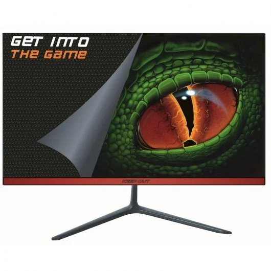 KeepOut Monitor Gaming LED 23.8\" Full HD 1080p 75Hz - Respuesta 4ms - Angulo de Vision 178º - Altavoces 6W - 16:9 - HDMI, VGA, Jack 3.5mm - VESA 75x75mm